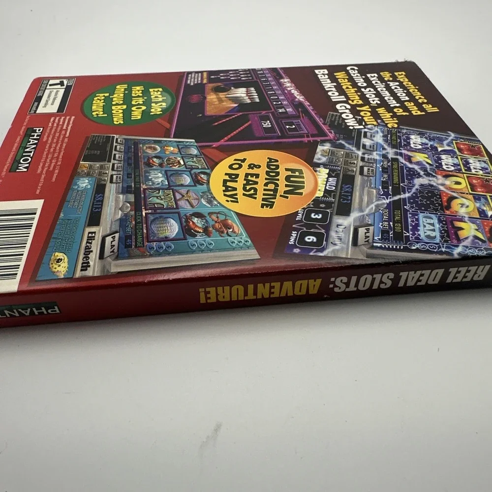 Reel Deal Slots Adventure (PC, 2009) Tested Works Excellent Condition CIB